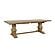 Florence Double Pedestal Dining Table Rustic Smoke by Coaster