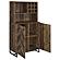 Mendoza 2-Door Home Bar Cabinet Wine Storage Rustic Oak by Coaster
