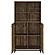 Mendoza 2-Door Home Bar Cabinet Wine Storage Rustic Oak by Coaster
