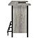 Bellemore Freestanding Home Bar Wine Cabinet Grey Driftwood by Coaster