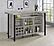 Bellemore Freestanding Home Bar Wine Cabinet Grey Driftwood by Coaster