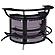 Dallas 2-shelf Curved Home Bar Smoke and Black Glass by Coaster