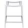 Jovani Acrylic Backless Counter Height Bar Stools Clear and Chrome (Set of 2) by Coaster