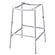 Jovani Acrylic Backless Bar Stools Clear and Chrome (Set of 2) by Coaster