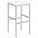 Natividad 5-piece Bar Set White High Gloss and Chrome by Coaster