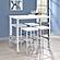 Natividad 5-piece Bar Set White High Gloss and Chrome by Coaster