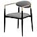 Alexis Fabric Upholstered Dining Arm Chair Grey (Set of 2) by Coaster