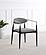 Alexis Fabric Upholstered Dining Arm Chair Grey (Set of 2) by Coaster