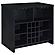 Topanga Engineered Wood Freestanding Home Bar Cabinet Black by Coaster