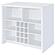 Topanga Engineered Wood Freestanding Home Bar Cabinet White by Coaster