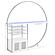 Risley 2-door Circular LED Home Bar w/Wine Storage White High Gloss by Coaster