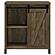 Arlington Bar Cabinet w/Sliding Door Rustic Oak by Coaster