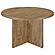 Jamestown Round Engineered Wood Dining Table with Decorative Laminate Mango Brown by Coaster