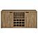 Jamestown 2-door Dining Sideboard Buffet w/Wine Storage Mango Brown by Coaster