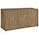 Jamestown 2-door Dining Sideboard Buffet w/Wine Storage Mango Brown by Coaster