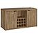 Jamestown 2-door Dining Sideboard Buffet w/Wine Storage Mango Brown by Coaster