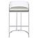 Thermosolis Acrylic Back Bar Stools Grey and Chrome (Set of 2) by Coaster