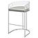 Thermosolis Acrylic Back Bar Stools Grey and Chrome (Set of 2) by Coaster