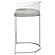Thermosolis Acrylic Back Bar Stools Grey and Chrome (Set of 2) by Coaster