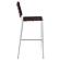 Adelaide Upholstered Pub Height Bar Stool Brown and Chrome by Coaster