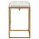 Nadia Square Padded Seat Counter Height Stool (Set of 2) Beige and Gold by Coaster