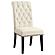 Alana Tufted Back Upholstered Side Chairs Beige (Set of 2) by Coaster