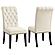 Alana Tufted Back Upholstered Side Chairs Beige (Set of 2) by Coaster