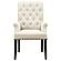 Alana Tufted Back Upholstered Arm Chair Beige by Coaster