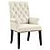 Alana Tufted Back Upholstered Arm Chair Beige by Coaster