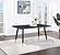 Zetta Rectangular Dining Table Black and Gold by Coaster