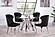 Cheyanne Upholstered Wingback Side Chair w/Nailhead Trim Chrome and Black (Set of 2) by Coaster