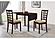 Kelso 3-piece Drop Leaf Dining Set Cappuccino and Tan by Coaster