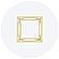 Starlight Round Glass Top Dining Table Clear and Brass by Coaster