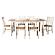 Kirby 7-piece Dining Set Natural and Rustic Off White by Coaster