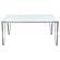 Pauline Rectangular Dining Table with Metal Leg White and Chrome by Coaster