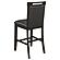 Prentiss Upholstered Counter Height Chair (Set of 2) Black and Cappuccino by Coaster