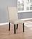 Ralland Upholstered Side Chairs Beige and Rustic Brown (Set of 2) by Coaster