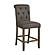 Balboa Tufted Back Counter Height Stools Grey and Rustic Brown (Set of 2) by Coaster