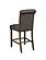 Balboa Tufted Back Counter Height Stools Grey and Rustic Brown (Set of 2) by Coaster