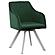 Arika Channeled Back Swivel Dining Chair Green by Coaster