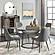 Granvia Dining Table Base Gunmetal by Coaster