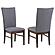 Sherwood Upholstered Dining Side Chair Grey (Set of 2) by Coaster