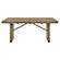 Adina 89-inch Extension Dining Table Distressed Light Brown by Coaster