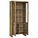 Adina 77-inch Tall Display Cabinet Distressed Light Brown by Coaster