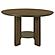 Ottowa 47-inch Round Wood Dining Table w/Shelf Brown by Coaster