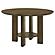 Ottowa 5-piece Round Wood Dining Set Brown by Coaster