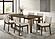 Ottowa 7-piece Rectangular Wood Dining Room Table Set Brown by Coaster