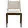 Ottowa Upholstered Dining Side Chair Brown (Set of 2) by Coaster
