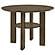 Ottowa 47-inch Round Counter Height Dining Table Brown by Coaster