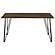 Topeka Live-edge Dining Table Mango Cocoa and Gunmetal by Coaster